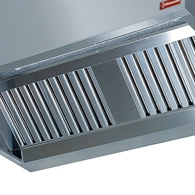 DIAMOND - Hotte centrale "kubo"mm (l x p x h) : 2800 x 2200 x 450