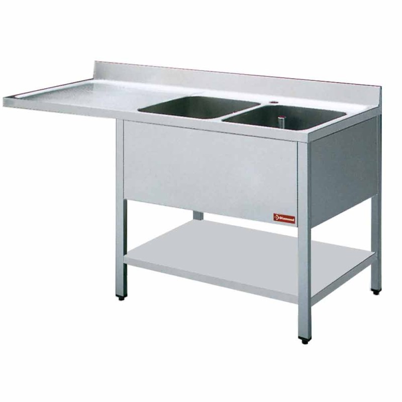 DIAMOND - Ensemble plonge sur pietement/lave-vaisselle
