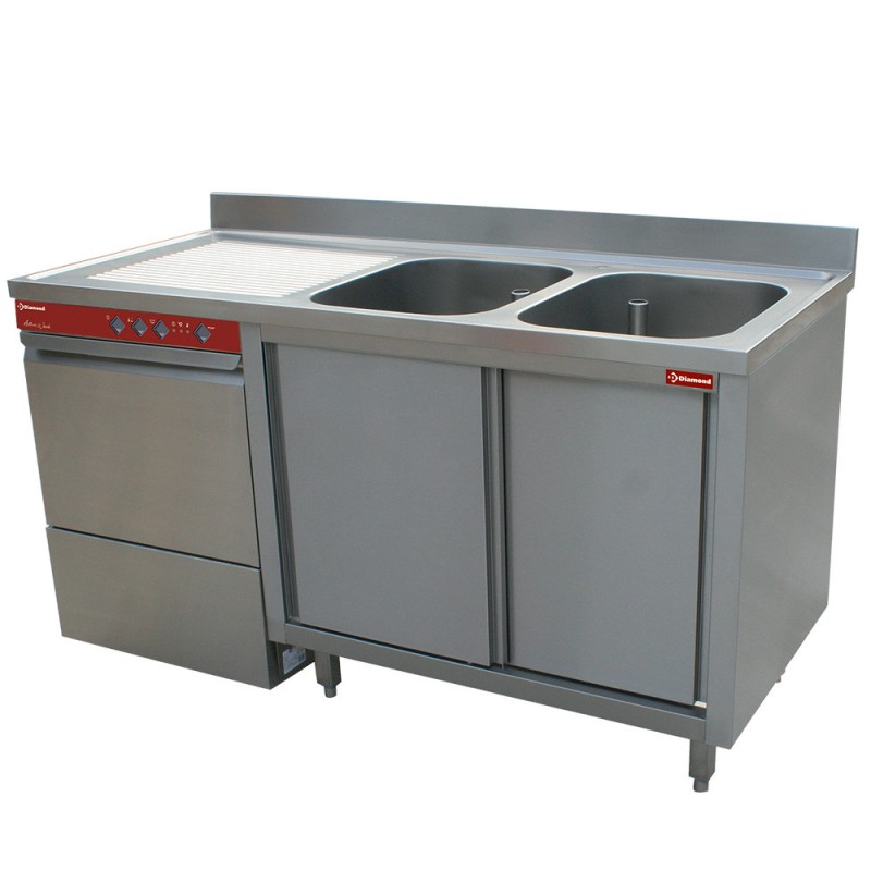 DIAMOND - Ensemble plonge sur armoire/lave-vaisselle