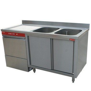 DIAMOND - Ensemble plonge sur armoire/lave-vaisselle