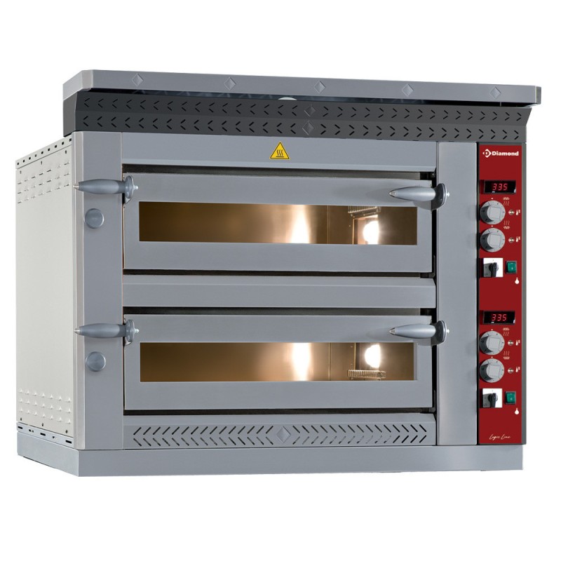 DIAMOND - Four électrique à pizzas, 2x 4 pizzas Ø 350 mm
