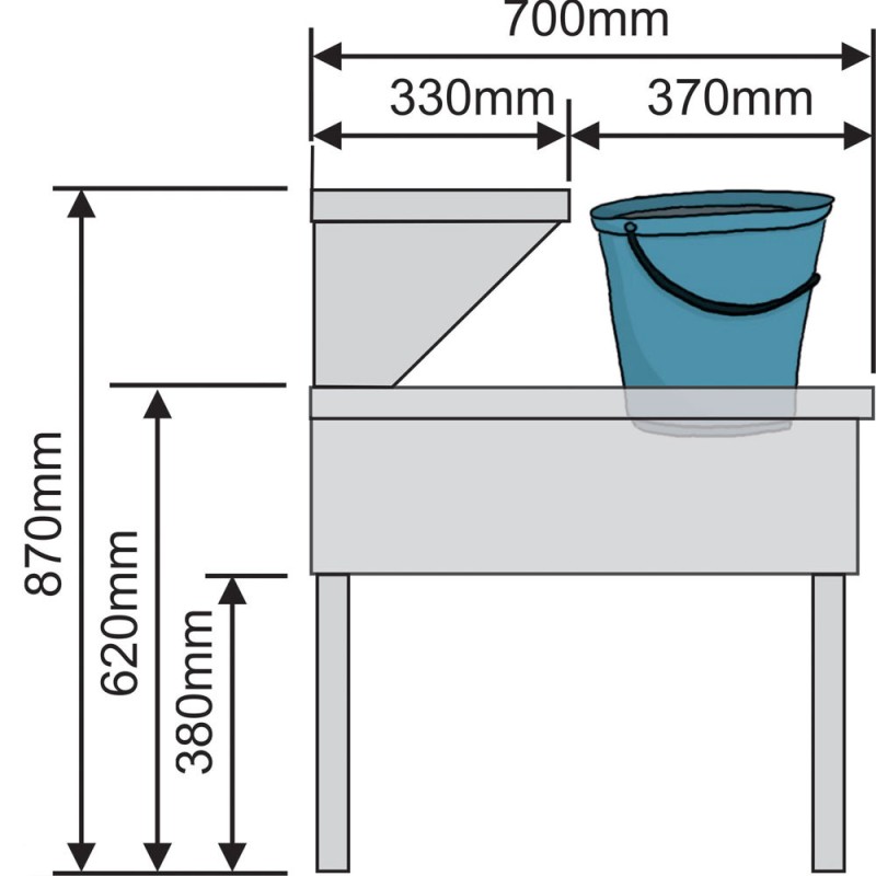 DIAMOND - Lave-mains combiné sur piètement