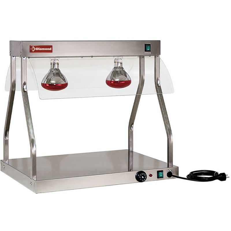 DIAMOND - Pont et top chauffants - lampes infrarouges (2x 250 w)