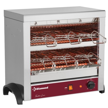 DIAMOND - Toaster 6 pinces au quartz