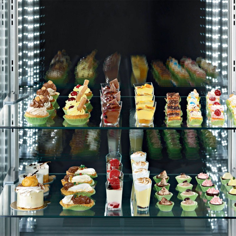 DIAMOND - Vitrine "full vitrée"- 5 niveaux - ventilée