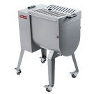 DIAMOND - Mélangeur à viande en inox 50 kg - piètement sur roues