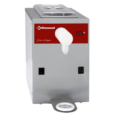 DIAMOND - Machine réfrigérée à chantilly en inox - cuve 2 litres - 100 l/h