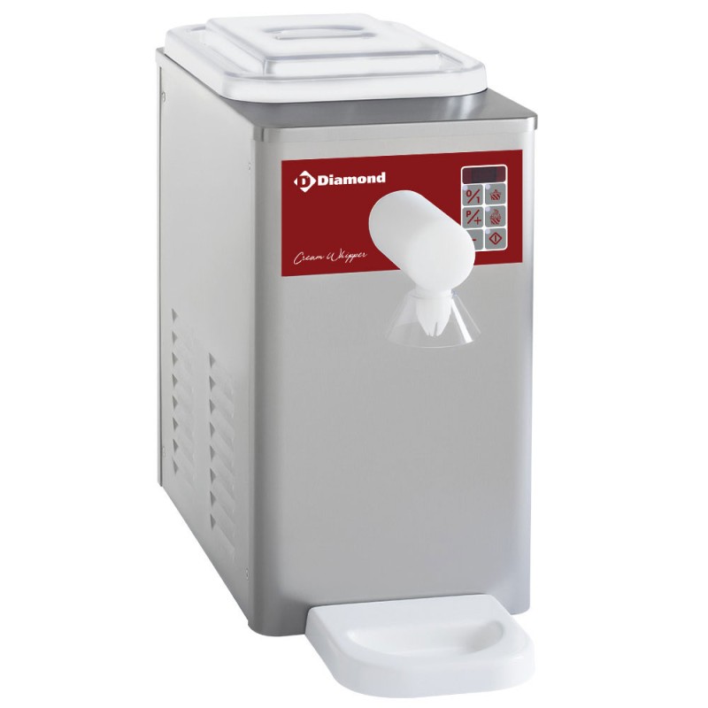 DIAMOND - Machine réfrigérée à chantilly en inox - cuve 5 litres 300 l/h