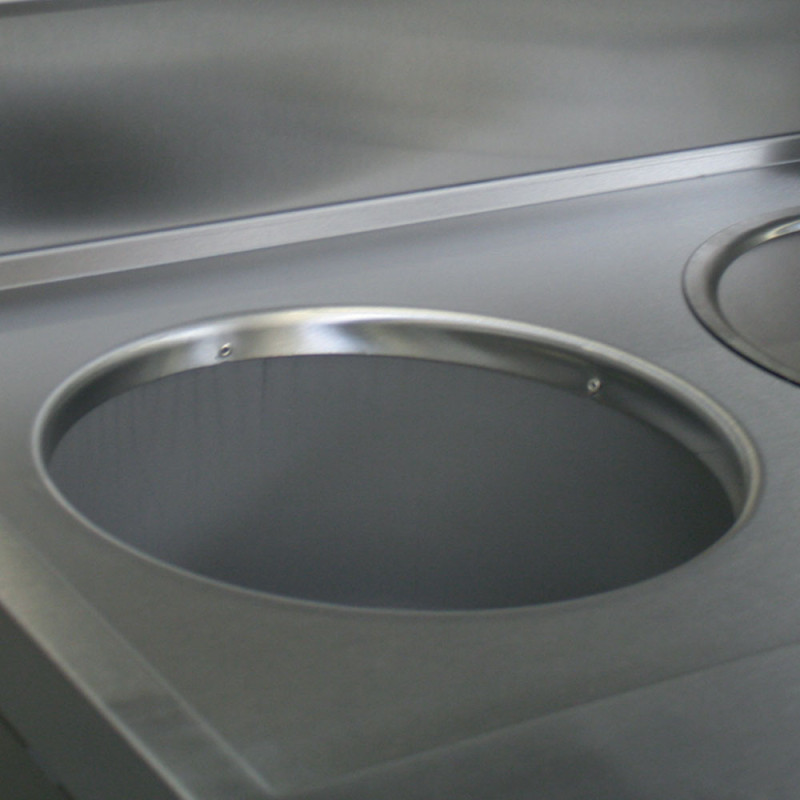 DIAMOND - Friteuse gaz heavy duty - 1 cuve ronde - mécanique