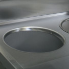 DIAMOND - Friteuse gaz heavy duty - 1 cuve ronde - mécanique