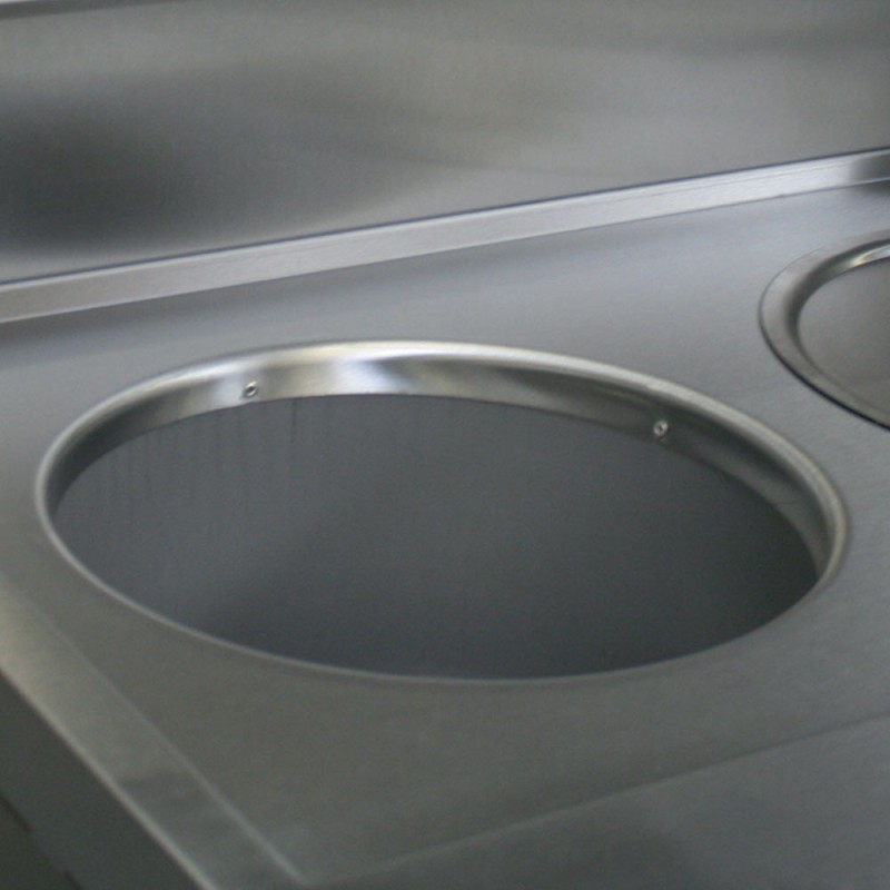 DIAMOND - Friteuse gaz heavy duty -   2 cuves rondes - mécanique