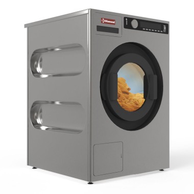 DIAMOND - Laveuse - essoreuse "inox-titanium" - avec pompe de décharge 8 kg