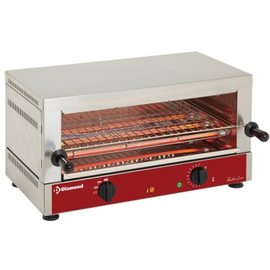 DIAMOND - Toaster-salamandre gn 1/1 électrique, 1 étage (520x320), à "quartz"