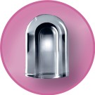 DIAMOND - Machine à glaçons creux 48 kg avec réserve 25kg