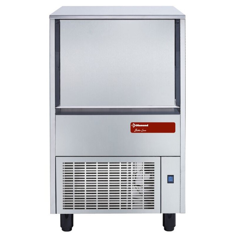 DIAMOND - Machine à glaçons creux 48 kg avec réserve 25kg