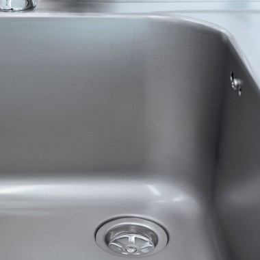 DIAMOND - Evier 400x400xh200, avec robinet mélangeur et siphon