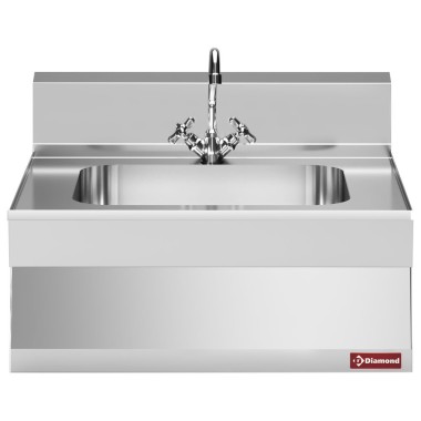 DIAMOND - Plonge avec robinet mélangeur -top-