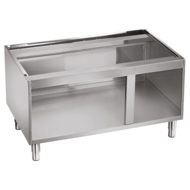 DIAMOND - Soubassement ouvert, sur pieds inox réglables