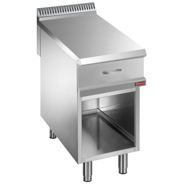 DIAMOND - Elément neutre avec tiroir gn module 1/2 , armoire ouverte