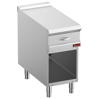 DIAMOND - Elément neutre avec tiroir gn module 1/2 , armoire ouverte