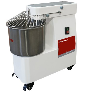 DIAMOND - Pétrin à spirale 10 litres - sur roues