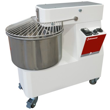 DIAMOND - Pétrin à spirale 53 litres 2 vitesses timer sur roues