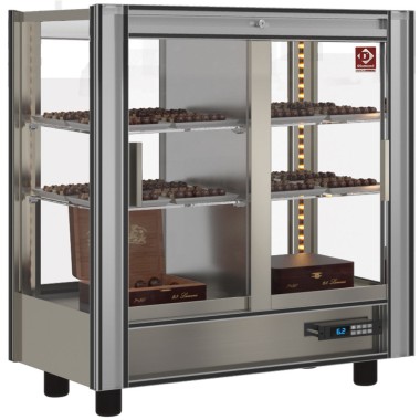DIAMOND - Vitrine réfrigérée chocolat l 216 traversant modulable