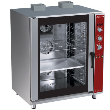 DIAMOND - Four à convection gaz 10 x en GN humidificateur automatique