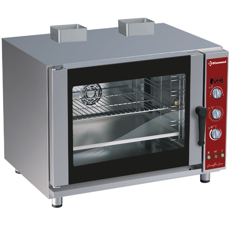 DIAMOND - Four à convection gaz 5 x en GN humidificateur automatique