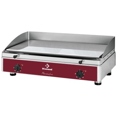 DIAMOND - Plaque de cuisson lisse chromée électrique 808 x 530 x 305