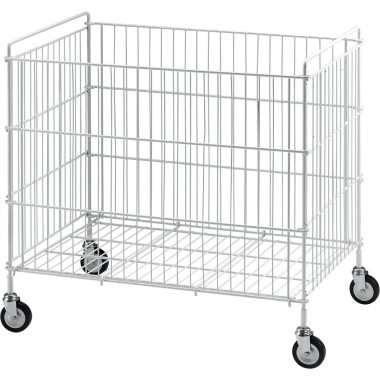 DIAMOND - Panier à linge sur roulettes pliant