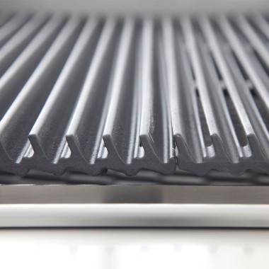 DIAMOND - Grill pierre de lave 1 / 2 module grille en fonte