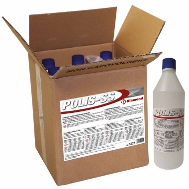 DIAMOND - Produit polissage surface en acier inox 4 x 1 kg