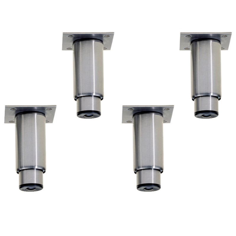Kit 4 pieds inox réglables pour armoire - Diamond