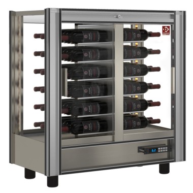 DIAMOND - Vitrine réfrigérée à  vins l 216 - traversante - modulable