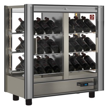 DIAMOND - Vitrine réfrigérée à  vins l 216 - traversante - modulable