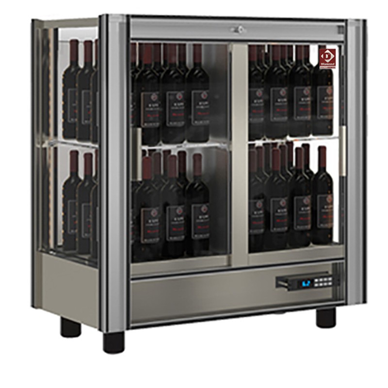 DIAMOND - Vitrine réfrigérée à  vins l 216 - modulable