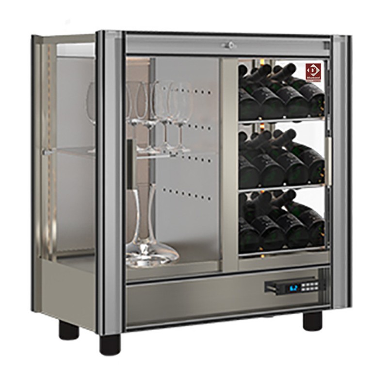 DIAMOND - Vitrine réfrigérée à  vins l 216 - modulable