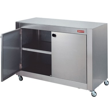 DIAMOND - Armoire de support en inox sur roues