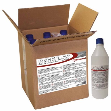DIAMOND - Produit traitement surface en acier inox 9  fl. x 1 kg