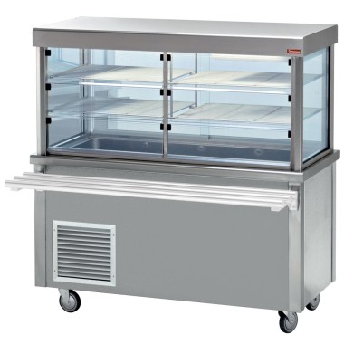 DIAMOND - Elément vitrine et top refrigéré sur armoire frigoritique