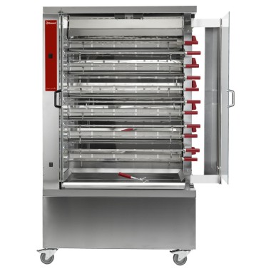 DIAMOND - Rôtissoire à poulets gaz 11 broches ( 66 poulets )