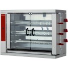 DIAMOND - Rôtissoire gaz 3 broches ( 18 poulets )