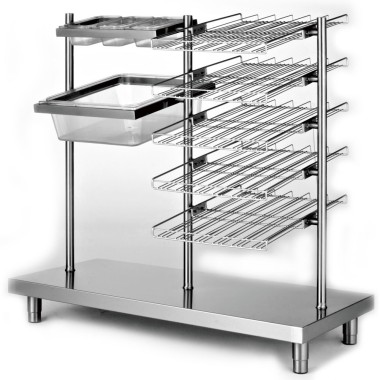 DIAMOND - Elément porte - plateaux - couverts pain et verres