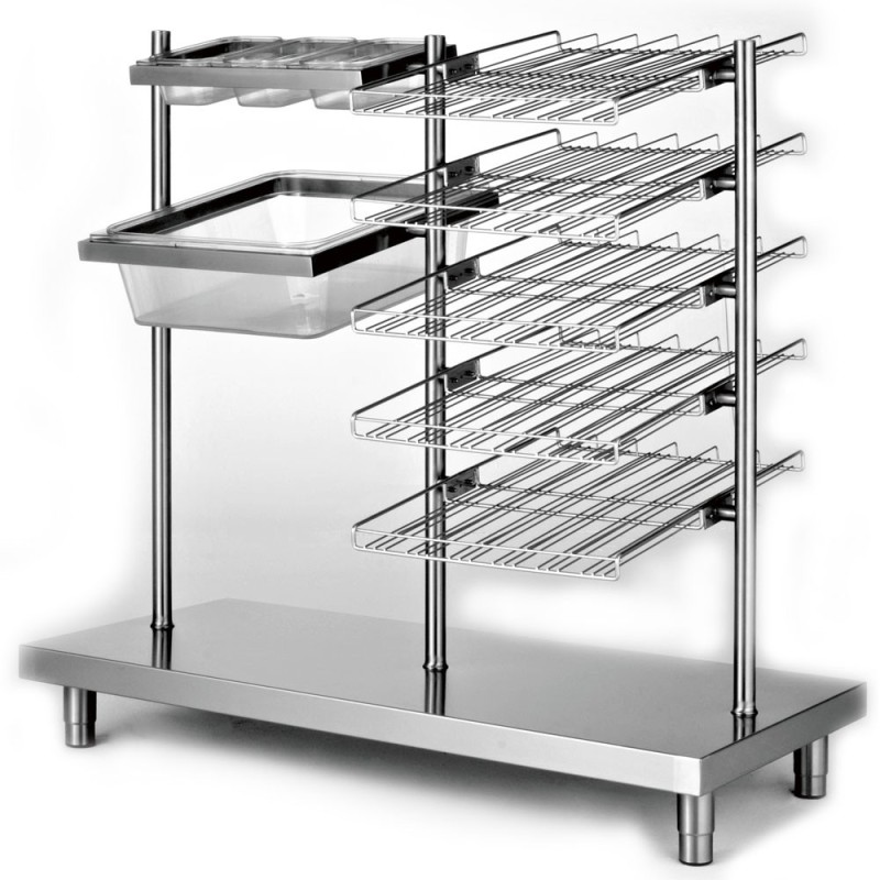 DIAMOND - Elément porte - plateaux - couverts pain et verres