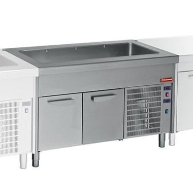 DIAMOND - Elément cuve réfrigérée sur armoire 4 x GN
