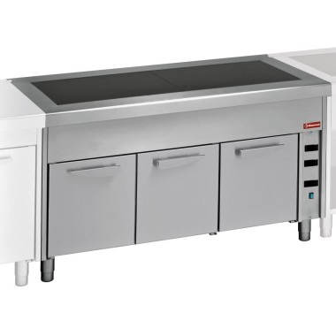 DIAMOND - Elément vitro - armoire chauffante 3 GN
