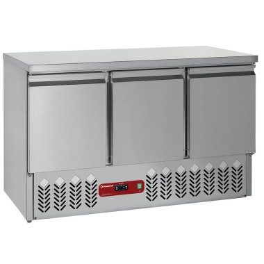 DIAMOND - Table réfrigérée compact - 3 portes GN 1/1 - 380 l