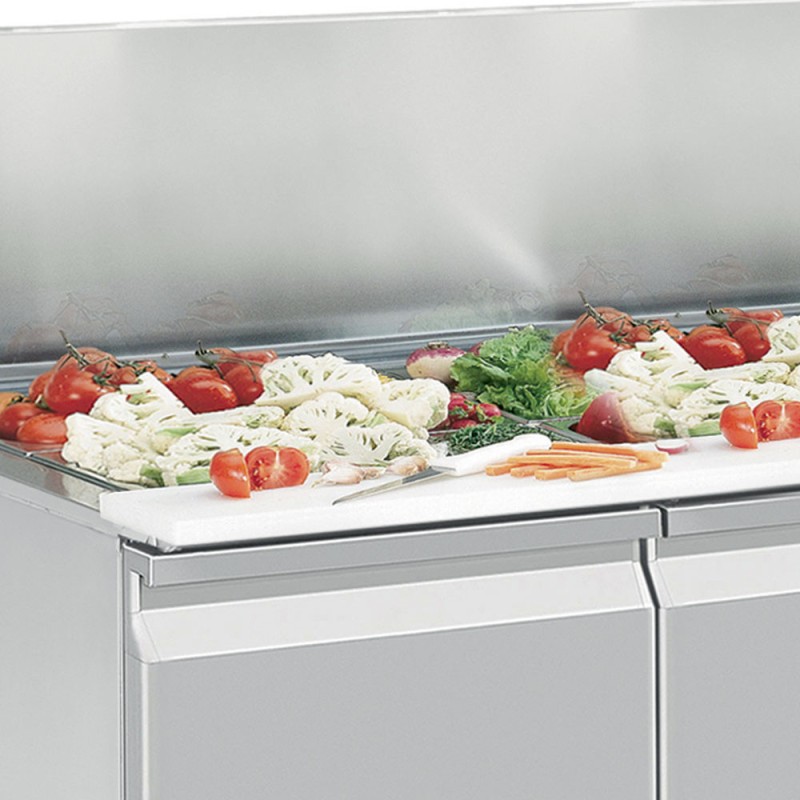 DIAMOND - Saladettes avec couvercle 2 x GN + 3 x GN + reserve 240 l