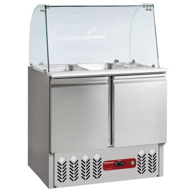 DIAMOND - Ensemble saladette et kit vitre bombée :